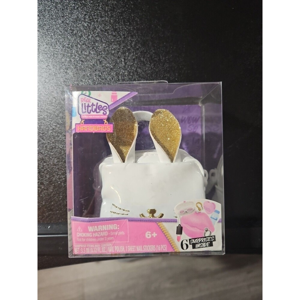 REAL Littles Mini Handbags Series 3 White Bunny BRAND NEW